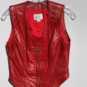 Leather Designer Vest